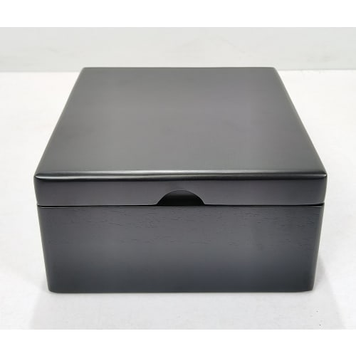Wooden Coffee Presentation Box, Matte Black